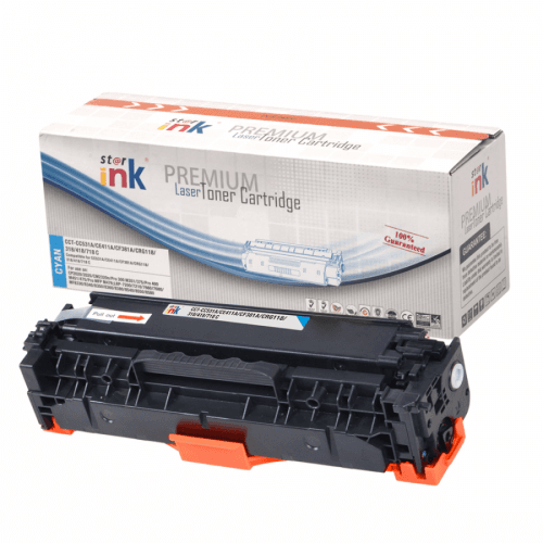 Starink kompatibilný s čipom toner HP 304A, HP CC531A (Azúrový)