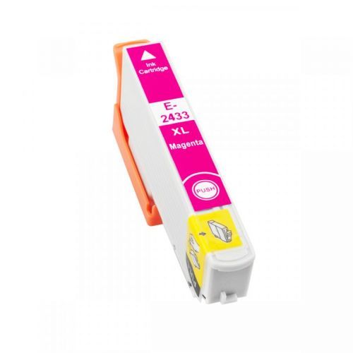 Tonery Náplně Epson T2433 XL kompatibilná kazeta s čipom (Purpurová).cz