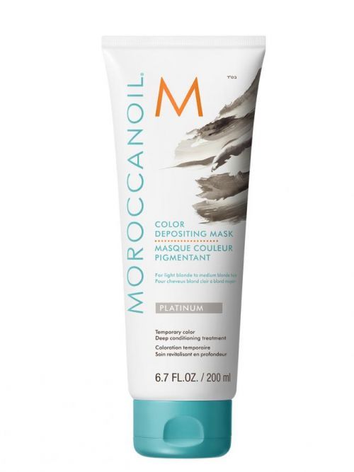 Tónující maska na vlasy Moroccanoil Color Depositing - Platinum, 200 ml (CDPL200CZ) + DARČEK ZADARMO