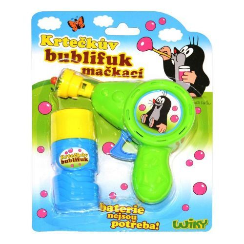 Bublifuk pištoľ Krtko - červená