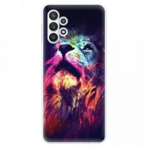 Odolné silikónové puzdro iSaprio - Lion in Colors - Samsung Galaxy A32