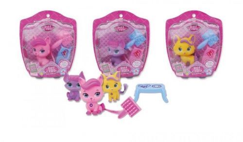 Mačka sada 9cm - žltá