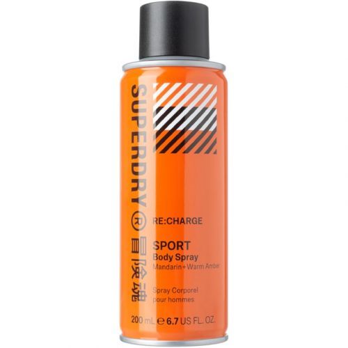 Superdry RE:charge telový sprej pre mužov 200 ml