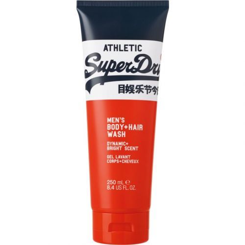 Superdry Athletic sprchový gél na telo a vlasy pre mužov 250 ml