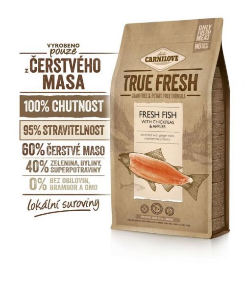 CARNILOVE dog TRUE FRESH adult FISH - 1,4kg