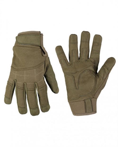 Rukavice taktické Mil-Tec Assault - olivové, S