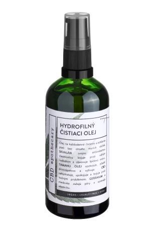 SOAPHORIA Hydrofilný čistiaci a odličovací olej 200 mg CBD 100 ml