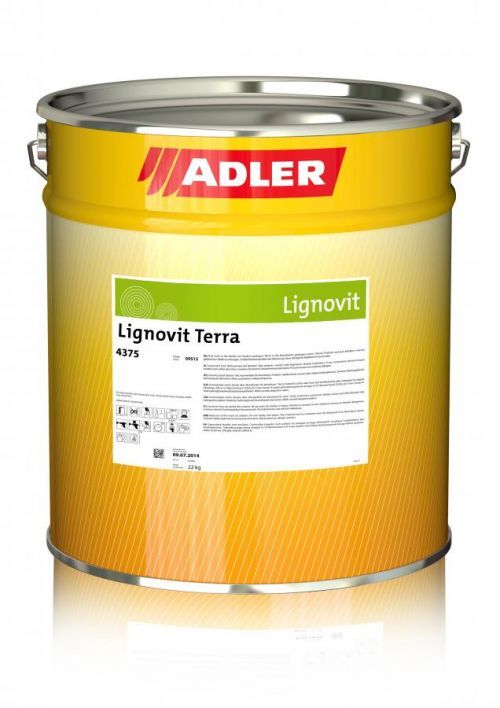 Adler Lignovit Terra - ekologický olej na drevo pre interiér a exteriér 22 l lignovit tera erdbraun - hnedá zemitá