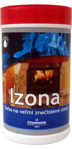 IZONA - Farba na veľmi znečistené steny 0,75 l 0100 - biela
