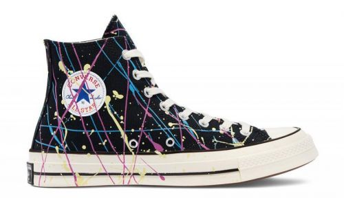 Converse Archive Paint Splatter Chuck 70 High Top čierne 170801C