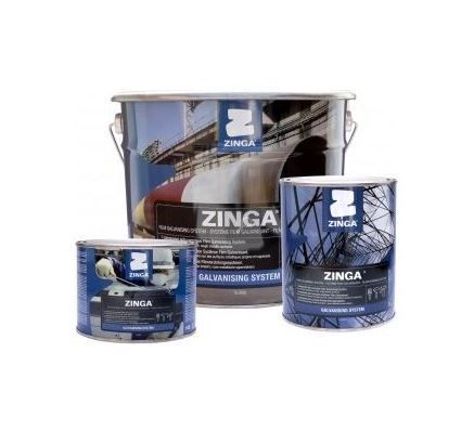 Zinga - farba na galvanizáciu za studena 0,25 kg kovovo šedá
