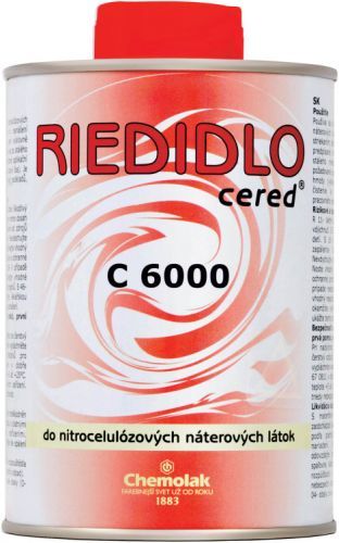 C 6000 Nitrocelulózové riedidlo - acetónové 0,4 l