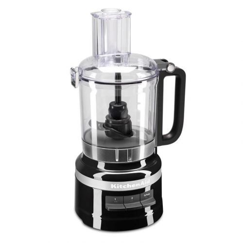Kuchynský robot KitchenAid 5Kfp0919eob čierny... Food Processor o objemu 2,1 l s malou základnou, všestranné příslušenství – univerzální nůž, hnětač n