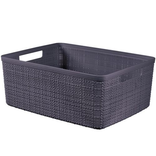 Košík S Jute 245711 fialovo hnedý 12l