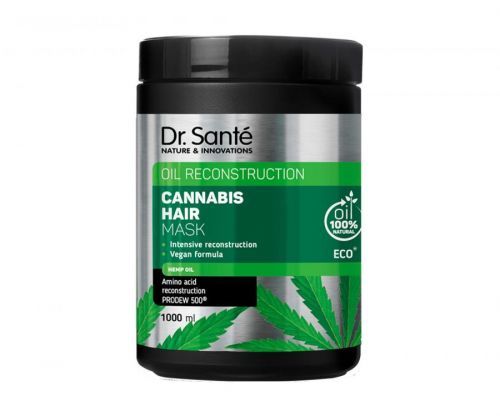 Maska pre slabé a poškodené vlasy Dr. Santé Cannabis Hair - 1000 ml + DARČEK ZADARMO