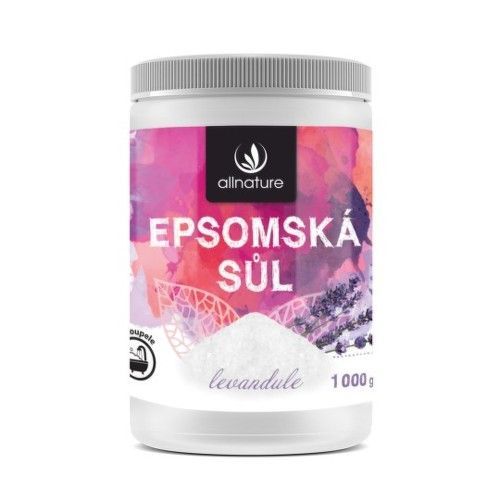 ALLNATURE Epsomská soľ levanduľa 1000 g
