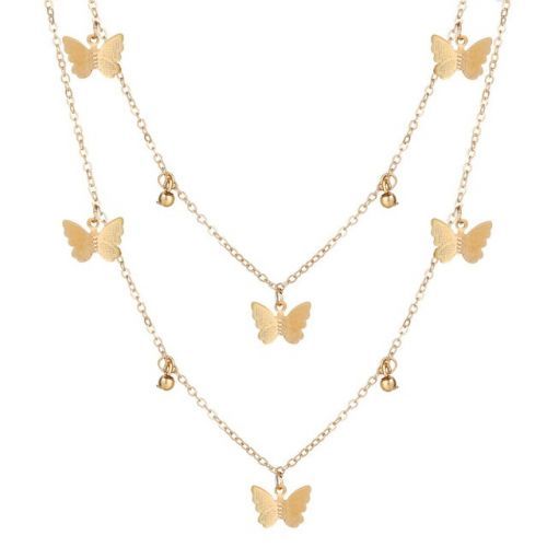 Náhrdelník Butterfly-Zlatá/Typ1 KP7427