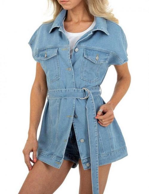 Dámska riflová vesta