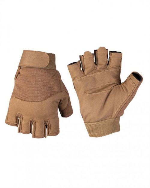 Rukavice bezprstové Mil-Tec Army - coyote, XL