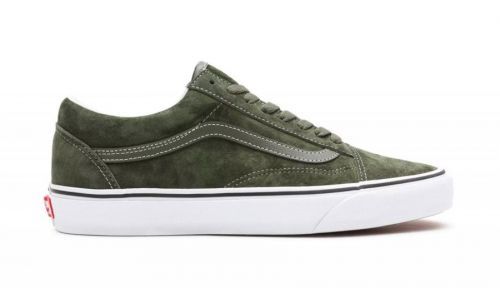Vans UA Old Skool (Pig Suede) Olive zelené VN0A3WKT4QV