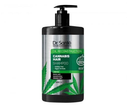 Šampón pre slabé a poškodené vlasy Dr. Santé Cannabis Hair - 1000 ml + DARČEK ZADARMO