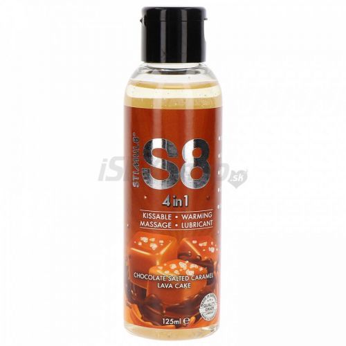 S8 4 in 1 Dessert Lubrikační gel čokoláda a slaný karamel125 ml