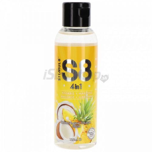 S8 4 in 1 Dessert Lubrikační gel ananas a kokos 125 ml