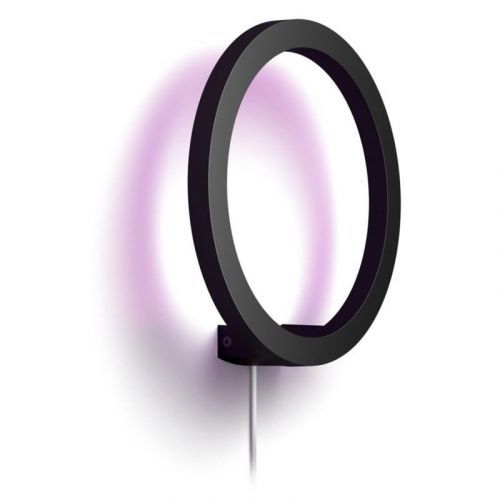 Nástenné svietidlo Philips Hue Sana White and Color Ambiance čierne...