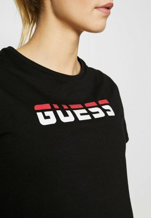 Dámske tričko O02A16JA900-A996 čierna - Guess biela S