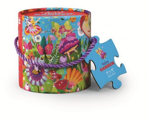 Crocodile Creek Puzzle mini tubus - Palác morský panien (24 dielikov) / Mini Canister - Mermaid Palace