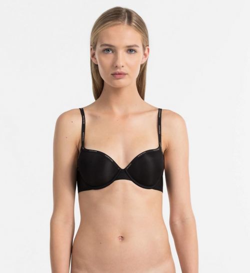 Podprsenka s kosticou QF1839E čierna - Calvin Klein čierna 70C