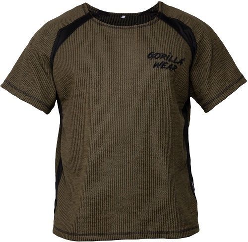 Gorilla wear augustine old school work out top army green - s/m