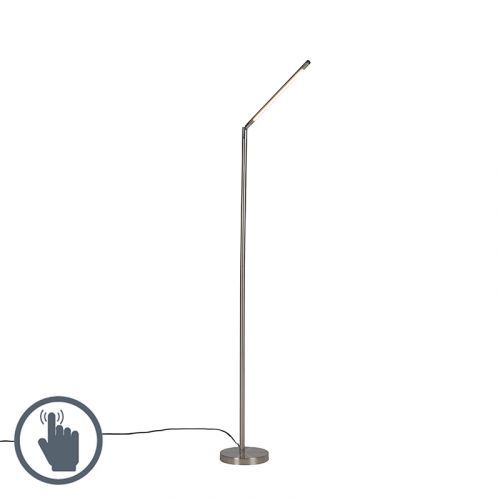Moderná podlahová lampa z ocele vrátane LED - Berdien