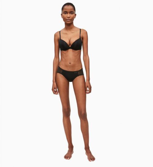 Podprsenka push-up QF4038E-100 čierna - Calvin Klein čierna 70C