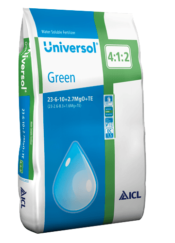 ICL Universol 23-06-10+2,7MgO+TE Zelený 25 Kg