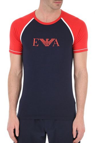 Pánske tričko 111811 0P529 00135 modročervená - Emporio Armani modro-červená M