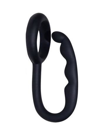 Mr. Hook Erekčný nevibračný krúžok - čierny