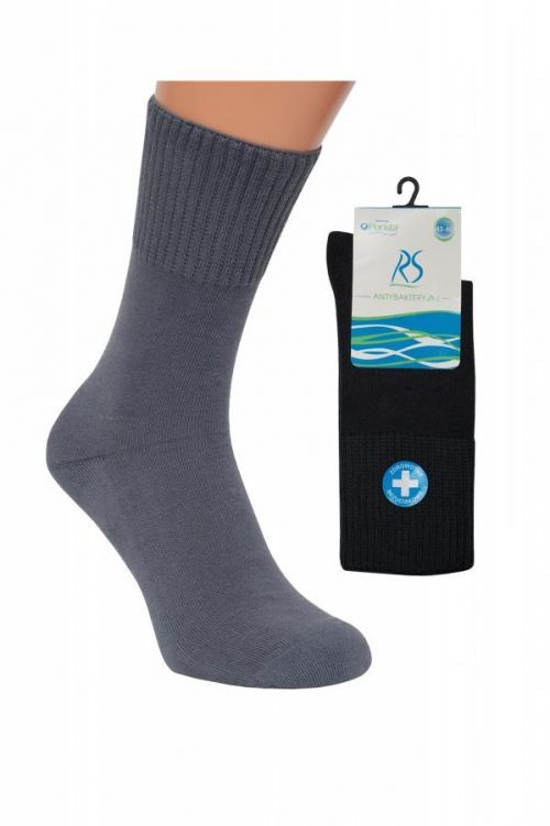 Pánske ponožky Regina Socks Purista Antybakteriální Froté čierna 39-42