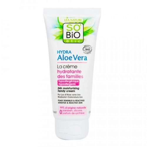 Krém hydratačný hypoalergénny aloe vera pre celú rodinu 100 ml BIO   SO’BiO étic