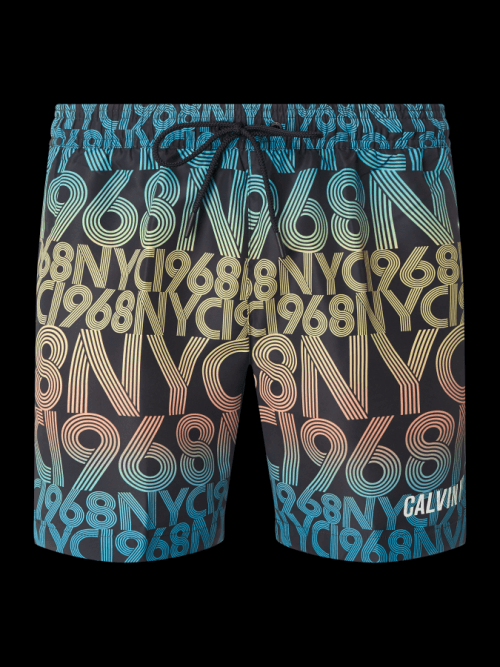 Pánske plavecké šortky KM0KM00427-0GL viacfarebná - Calvin Klein viacfarebná L