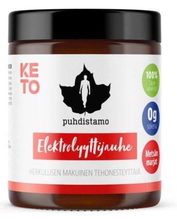 Puhdistamo electrolyte powder 120g - red berries