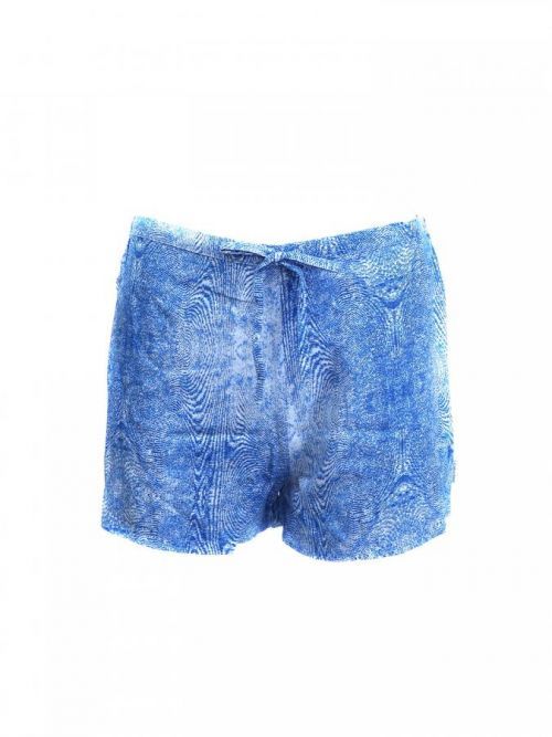Dámske pyžamové kraťasy QS6029-CMW modrá - Calvin Klein modrá S