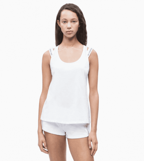 Dámske tielko KW0KW00699 biela - Calvin Klein biela S