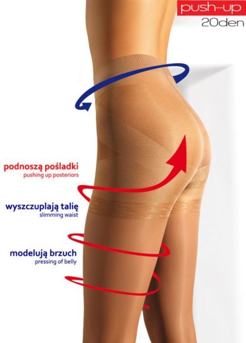 Pančuchové nohavice PUSH-UP 20 - MONA fumo 3-M