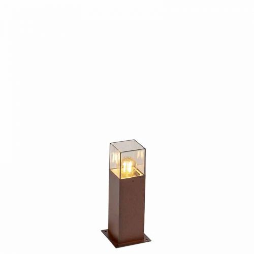 Smart staande buitenlamp roestbruin 30 cm incl. Wifi A60 - Denmark