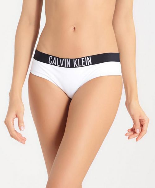 Spodný diel plaviek KW0KW00221-100 biela - Calvin Klein biela M