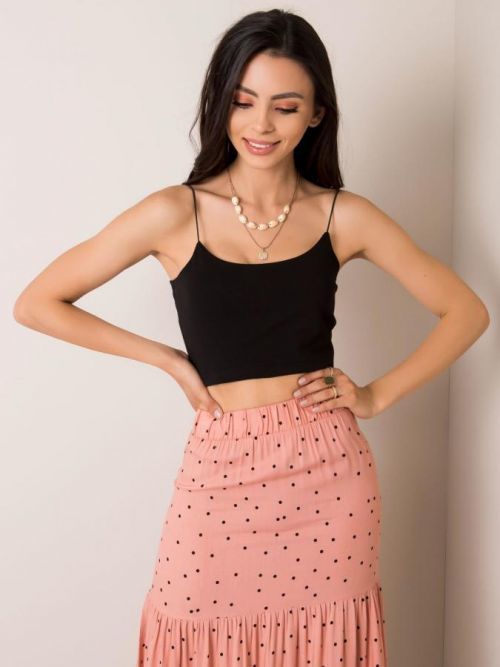 Čierny krátky top L