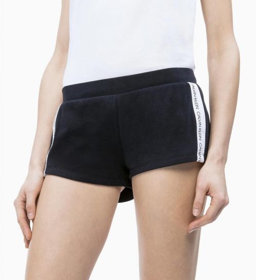 Dámske plážové šortky KW0KW00700-094 čierna - Calvin Klein čierna L