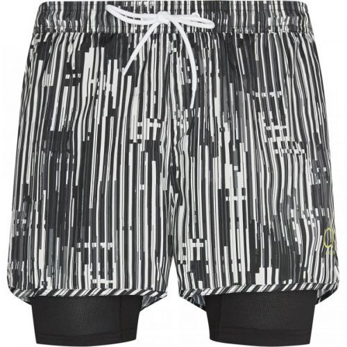 Pánske kraťasy KM0KM00244-021 čiernobiela - Calvin Klein Čierno-biela L