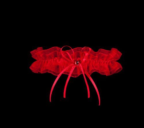 Dámsky podväzok so silikónom PW-99 Salamanky červená uni velikost